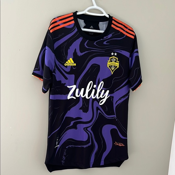 Adidas Purple and Black Seattle Sounders FC Jersey - Picture 1 of 5